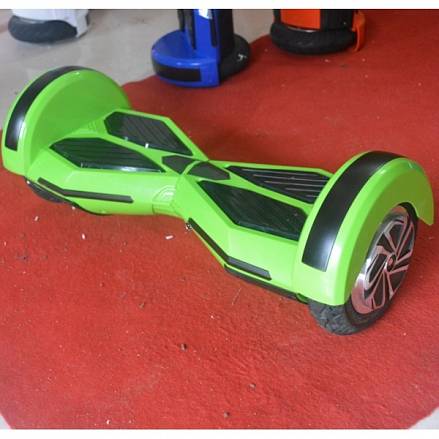 Гироскутер на аккумуляторе, колеса 20 см, свет+звук, bluetooth, зеленый 